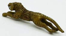 Load image into Gallery viewer, Miniature Amulet Tiger leape Brass Talisman Love Charm Magic Thai Pendant