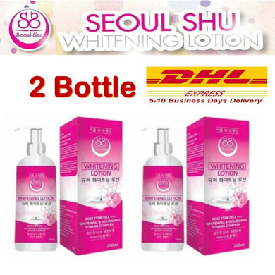 2x Seoul-Shu Body Care New Formula Lotion Korean Ginseng Skin Smooth and Soft