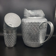 Load image into Gallery viewer, Pitcher Jug Jar Mug Aluminum Liquid Water Vintage Thai Silver Set