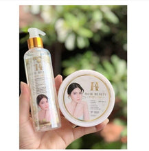 Load image into Gallery viewer, 2 SET WHITE FULL BODY Cream + Serum reduce appearance stretch marks dark spots