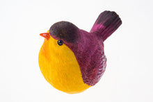 Load image into Gallery viewer, Little Bird Pink Chubby Resin Hand Painted Cute Animal Figure Decor Craft