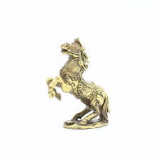 Load image into Gallery viewer, Thai Amulets statue Spirit Horse Brass Figurine Magic Rare Power Lucky Charm 2