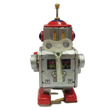 Load image into Gallery viewer, Robot radio machinery Tin Toy Vintage Collectible Clockwork Tin Toy Decor Gift