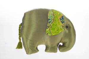 Elephant Doll Thai Silk Boutique Design Classic Souvenir Antique Collectible Art