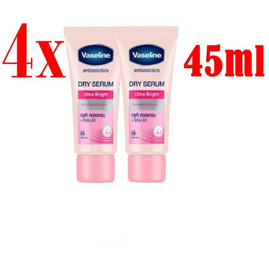 4x Vaseline Deo Dry Serum Ultra Bright Deodorants Nourishing Moisturizer 45 ml