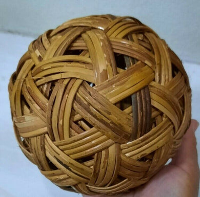 1Pc of Sepak Takraw Thai Rattan Balls Sport Kick Handmade style Home Decor