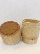 Load image into Gallery viewer, Thai Handmade Sticky Rice Serving Basket Medium Size 6.6x3.5x5&quot;