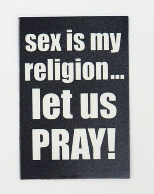 LET US PRAY pic Design Vintage Poster Magnet Fridge Collectibles Home