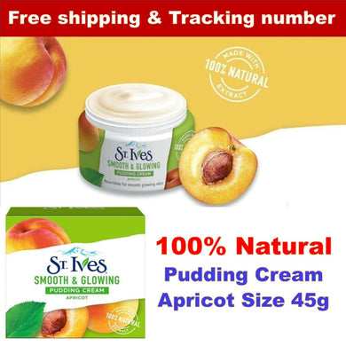 St.Ives Smooth Glow Pudding Apricot Cream Nourishes Glowing Skin 100% Natural