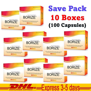 10 Boxes BORIZE Natural Detox Supplement Block Burn Break Fat Burner Chitosan