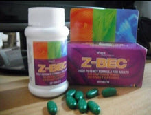 Load image into Gallery viewer, 2x Z-BEC Multi Vitamins Mineral B-Complex High Potency Formula Adults 60 Tablets