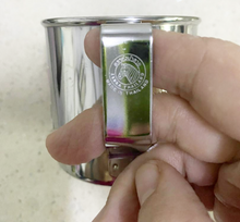 Load image into Gallery viewer, 2x250ml Drinking Water Mug Thai Zebra Brand Kitchenware Silver Stainless Steel