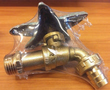 Load image into Gallery viewer, Brass Faucet Vintage Garden Wall Mounted Water Tap Star Fish Animal DecorOutdoor