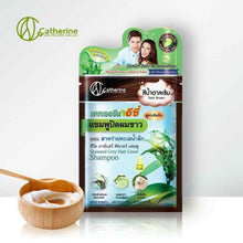 Load image into Gallery viewer, 12x Seaweed Grey Hair Cover Shampoo Catherine Dark Brown Ammonia Free Ezi Dye