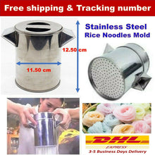 Load image into Gallery viewer, Thai Traditional Rice Noodle Maker Khanohm Jeen Mold Stainless Steel Cookware
