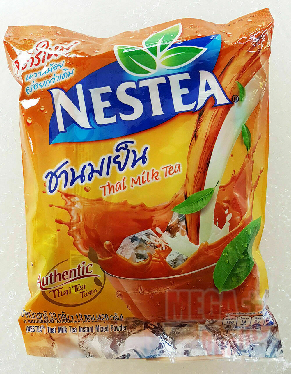 3X Nestle Nestea Instant Thai Milk Tea Cha Yen Mix Powder 429g (33g x 13 Sachets