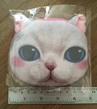 Load image into Gallery viewer, Cat wallet bags purse fabric handmade sewing pattern souvenir Pocket money coin