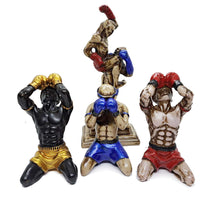Load image into Gallery viewer, Vintage Resin Paint Statue Muay Thai Gift Boxing Figure Sculpture Decor Souvenir