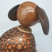 Load image into Gallery viewer, Vintage Table Lamp Shade Dog Coconut Shell Night Light Shade Handmade Kids Gift