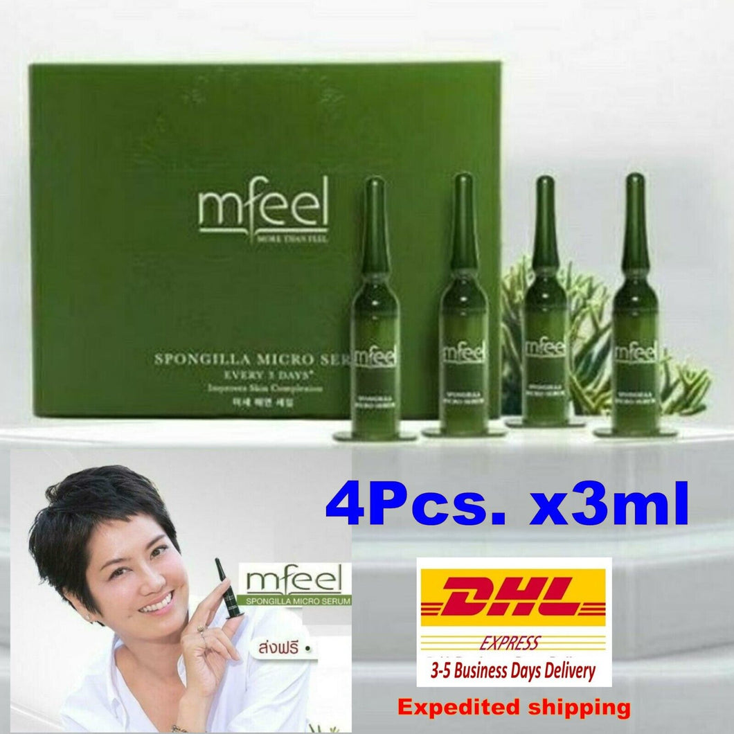 4 Bottles Mfeel Serum Spongilla Micro Skin Repair Rejuvenating Problems
