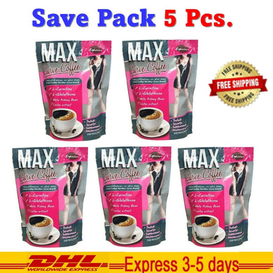 5X Pack Max Curve Coffee Instant Coffee Reduce Freckles Dark Spots White Skin