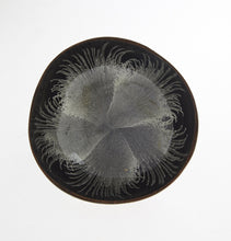 Load image into Gallery viewer, Coconut Shell Bowl Accessory Holder Handmade Beach Home Decor Carved Painted Art