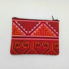 Load image into Gallery viewer, Thai style Handmade Fabric Flock Elephant Purse colorful pattern animal charm