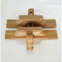 Load image into Gallery viewer, 2Set Wooden Door Locks Bolts Handles Teak Thai Handmade Antique Home Decor