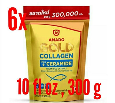 6x Gold Collagen Fish Tripeptide Colligi Plus Rice Ceramide Extract Vitamin
