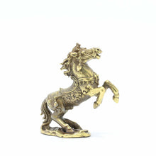 Load image into Gallery viewer, Thai Amulets statue Spirit Horse Brass Figurine Magic Rare Power Lucky Charm 2