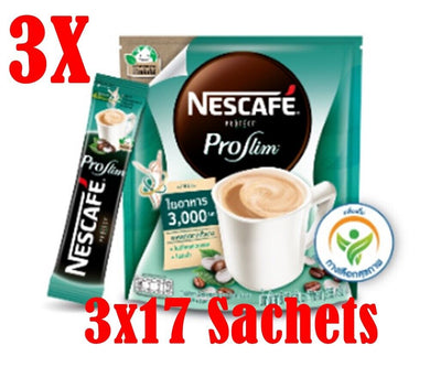 3x instant coffee 3 in 1 Protect ProSlim Slimming lower cholesterol 302.6 grams