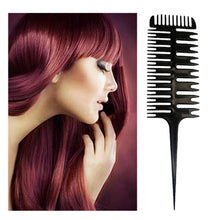 Load image into Gallery viewer, Hair Comb 3 Way Weave Balayage Highlight Highlighting Microbraiding Sectioning