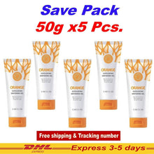 Load image into Gallery viewer, 5x50g GMEELAN Orange Exfoliating Gel Scrub Face Body Peel Old Horniness Skin