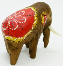 Load image into Gallery viewer, Classic Handmade Elephant Wood Carved Doll Figurine Animal Collectibles Decor