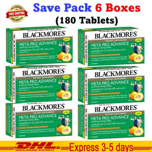 6x Blackmores Meta Pro Advance African Mango Seed Metabolism (180 Tablets)