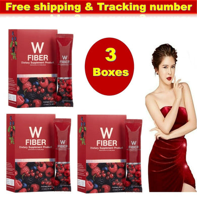 3x Wink White W Fiber Mixed Berry Balance Body Weight Management Antioxidant