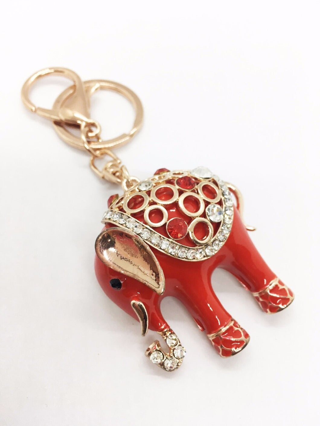 Elephant Keyring Adorn Beauty Charm cute keychain animal lover Thailand Ver.1