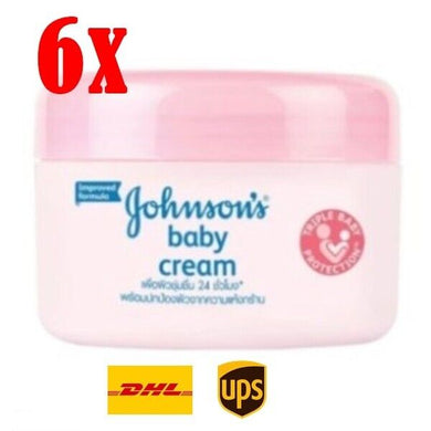 6x Johnson's Baby Cream best Nourishing lightening sensitive skin moisturizers