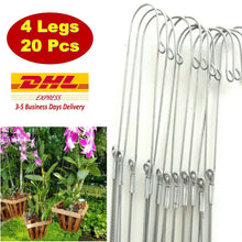 Load image into Gallery viewer, 20 x Hanger orchid wire plants hanging ornamental garden tree flower 4 leg DHL