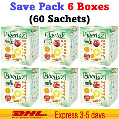 6x Verena Fiberlax Detox Weight Control Fiber Vitamin Dietary Supplement Drink