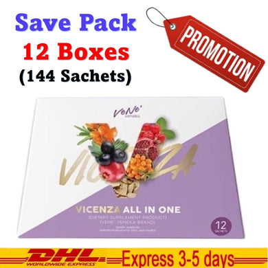 12 x Vene' Vicenza All in One Collagen Skin Aura Dietary Supplement Restore