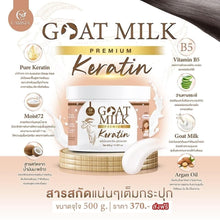 Load image into Gallery viewer, 1Set Goat Milk Keratin Shampoo &amp; Serum goat milk &amp; Hair Treatment Premium