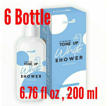 6x Whitening Skin Lightening Shower Gels Body Wash Change Skin Tone Vitamin B3 C