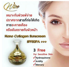 Load image into Gallery viewer, 6Box Wise Nano Collagen Sunscreen Cream For Face Waterproof Sunblock SPF50 PA+++