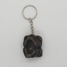 Load image into Gallery viewer, 3 Monkey Philosophy Resin Carve Figurine Keychain Design Cute Wood Color …