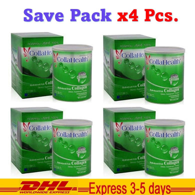 4x 200g Collahealth Collagen Pure Collagen Hydrolyzed Fish Collagen Powder Drink