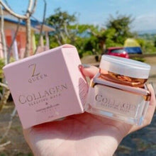 Load image into Gallery viewer, 2 Z Queen Collagen Sleeping Mask Cream Whitening Reduce Acne Dark Spots Brighten