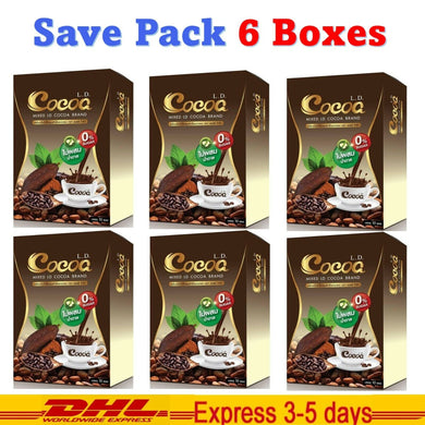 6x LD Cocoa Slimming Weight Control Help Excretory System Diet No Sugar No Fat