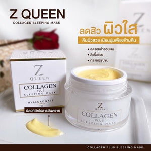 NEW Z Queen Collagen Sleeping Mask Plus Formula Hyaluronate Ginseng Arbutin 17g