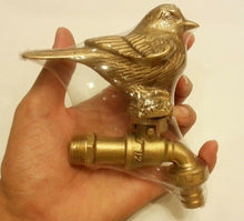 Load image into Gallery viewer, Brass Garden Tap Faucet Bird Spigot Antique Vintage Water HomeDecor Yard Outdoor